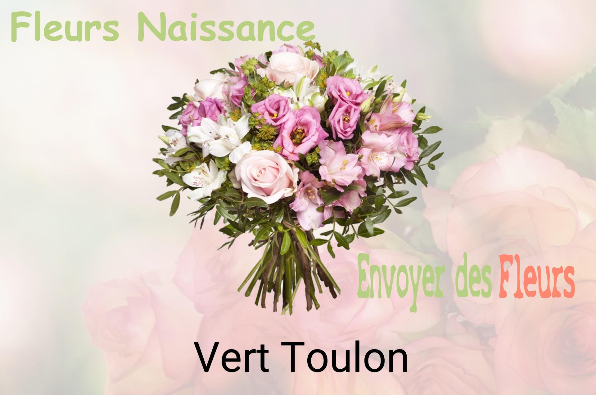 Bouquet de fleurs de naissance livré à Vert-Toulon